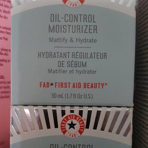 First aid beauty oil control moisturiser 2 products 28 each